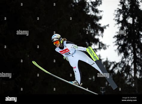 Fis Weltcup Skispringen Frauen Neustadt Hi Res Stock Photography