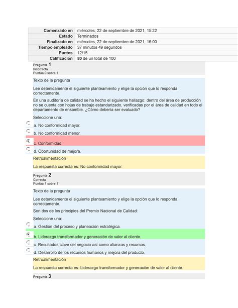 Ea Modelos De Calidad Examen Comenzado En Mi Rcoles De