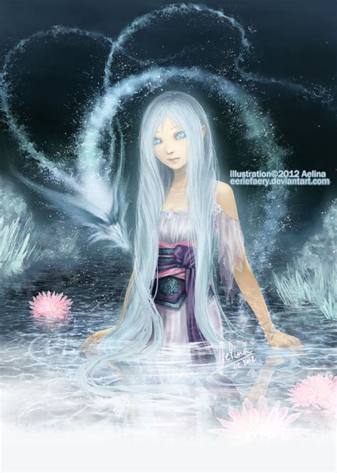 Anime Water Fairy Drawing