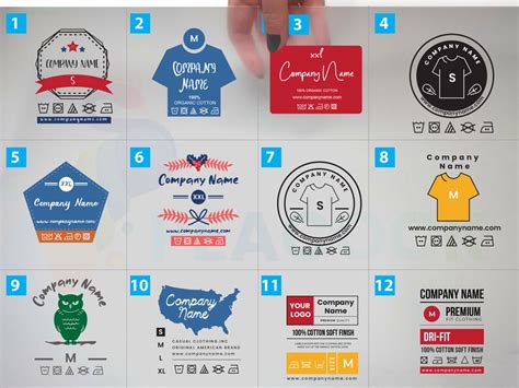 Pcs Tagless Clothing Labels Custom Neck Labels Custom