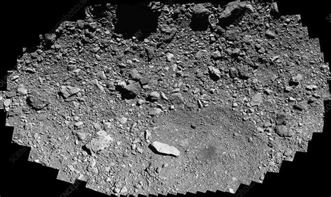 Bennu backup sample collection site, OSIRIS-REx image - Stock Image ...