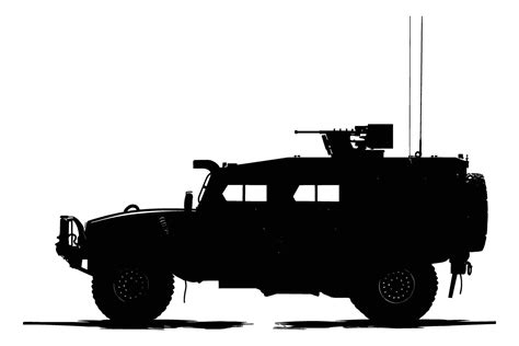 Armored Vehicle Graphic Silhouette Vector Art At Vecteezy