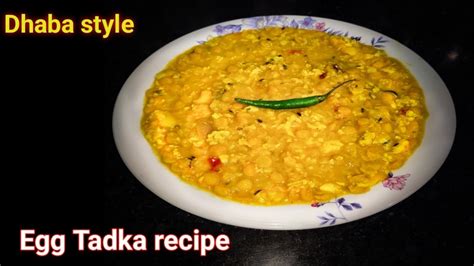 Egg Tadka Recipe Dhaba Style Anda Tadka Recipe Youtube