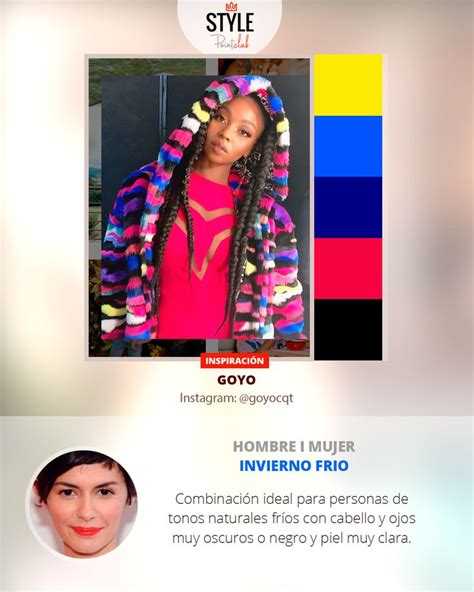 Combinaciones Paletas para Hombres y Mujeres Invierno Frío Color