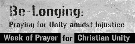 Week Of Prayer For Christian Unity Jan County Wide And