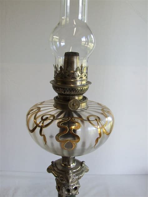 Antiques Atlas Art Nouveau Oil Lamp