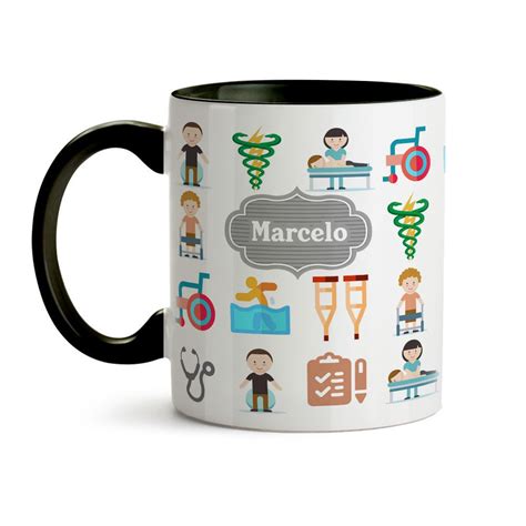 Caneca Fisioterapia Masculina Cones Nome Shopee Brasil