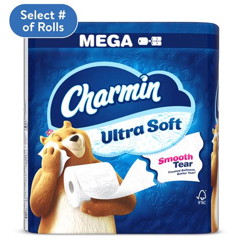 Charmin Ultra Soft Toilet Paper 24 Mega Rolls 224 Sheets Per Roll