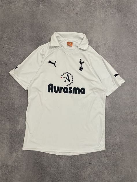 Vintage Puma Tottenham Hotspur 2011 2012 Home Football Shirt Aurasma