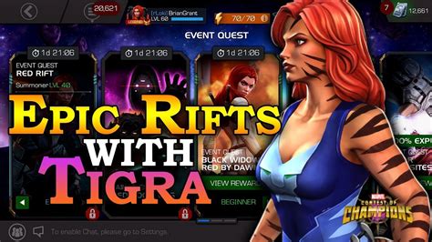 Epic Rifts With Tigra Marvel Contest Of Champions Youtube