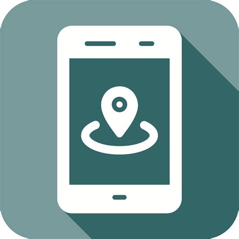 location service icon  vector art  vecteezy