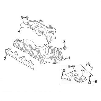 2018 Hyundai Accent OEM Exhaust Parts Systems Tips CARiD