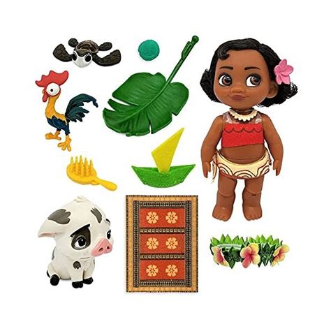 Disney Moana Animators Collection Mini Doll Play Set 5 Inches