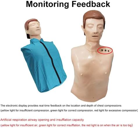 Half Body Cpr First Aid Training Manikin With Feedback Medical Model