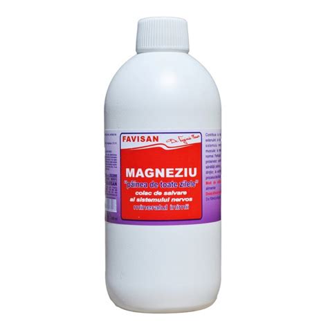 Magneziu 500 Ml Favisan Farmacia Tei Online