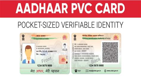 Aadhaar Pvc Card With Enhanced Security Features Charges Other