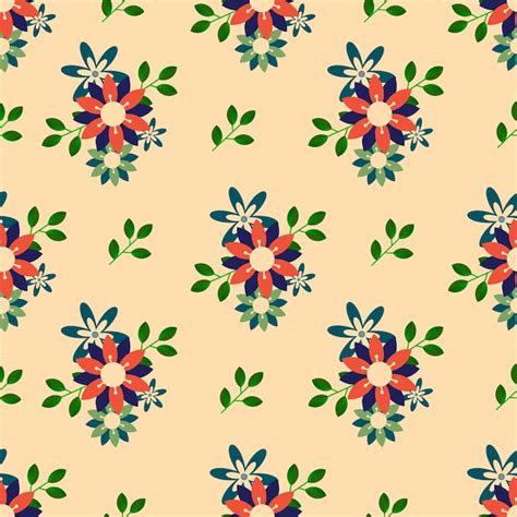 Premium Vector | Flower seamless pattern for banner poster card ...