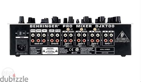 Mixer Dj Behringer Djx Channels With Digital Effects Musical