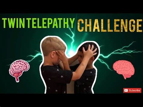 TWIN TELEPATHY CHALLENGE!! - YouTube