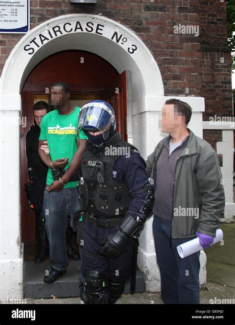 Police Officers Conduct Raids On Various Addresses In Peckham South