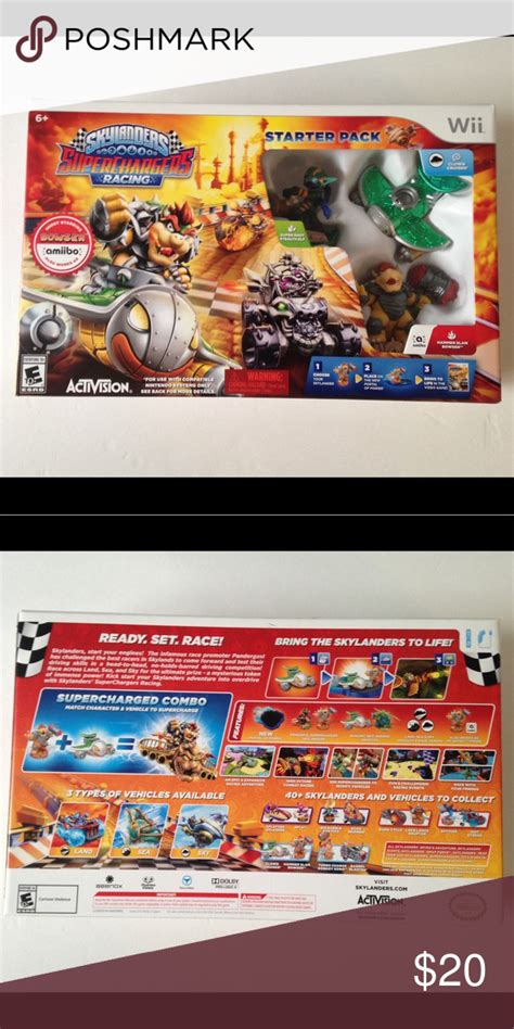 Wii Skylanders Superchargers Starter Pack | Skylanders, Starter pack ...