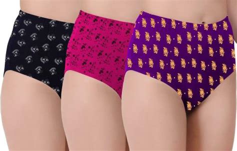 Buy The Blazze Dark Blue Cotton Blend Pack Of 3 Women Hipster Panty Xl Online At Best Prices