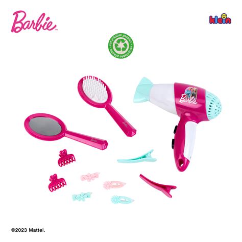 Barbie Hairdressing Set With Hairdryer Klein Toys