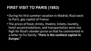 Rizal in Paris | PPT