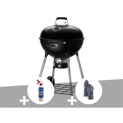 Barbecue à charbon Napoleon Kettle Premium 57 cm Nettoyant grill 3 en