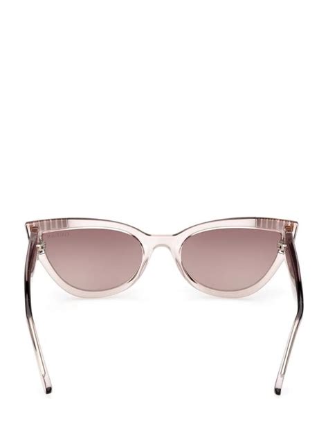 Guess Cateye Plastic Stone Sunglasses Nude Femmes Accessoires Marie