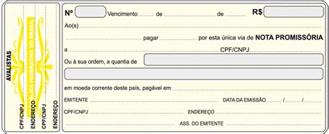 Como preencher nota promissória passo a passo guia completo