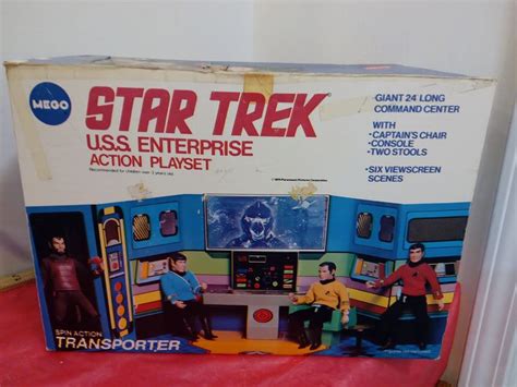 Vintage Star Trek Playset, Mego Star Trek USS Enterprise Bridge Playset ...