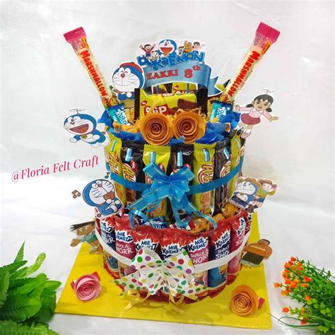 Jual Snack Tart Snack Cake Kue Ulang Tahun Snack Tower Buket