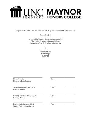 Fillable Online Libres Uncg Impact Of The COVID 19 Pandemic On Job