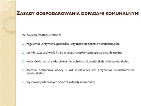 ANALIZA STANU GOSPODARKI ODPADAMI KOMUNALNYMI NA TERENIE M IASTA I G