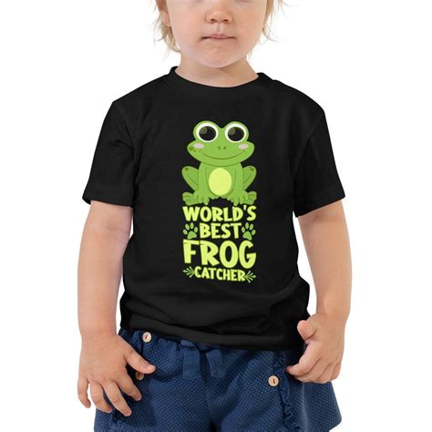 Worlds Best Frog Catcher Toddler Tee Funny Frog Shirt Etsy