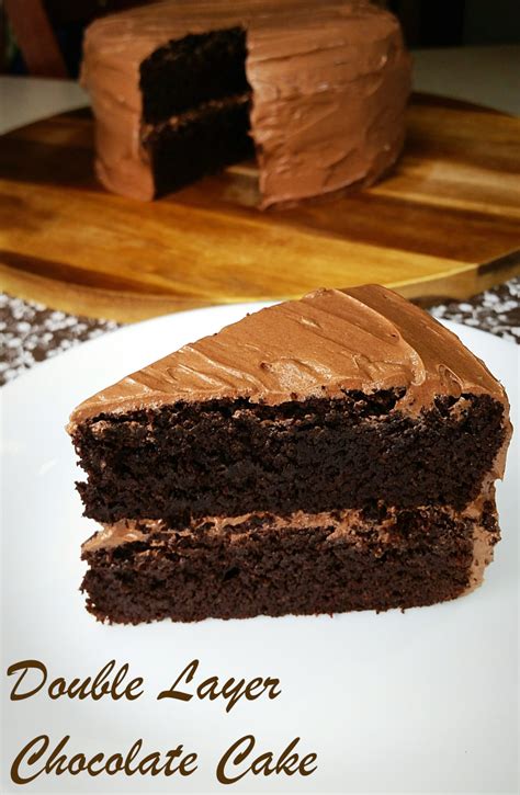 Double Layer Chocolate Cake