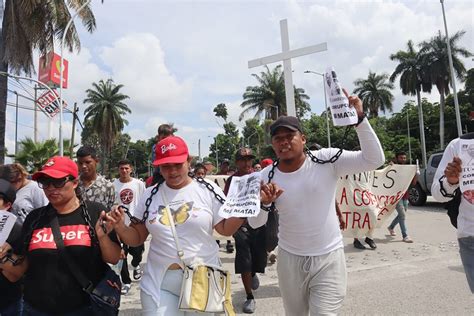 Migrantes Marchan En Chiapas Para Demandar Documentos Migratorios Al Inm