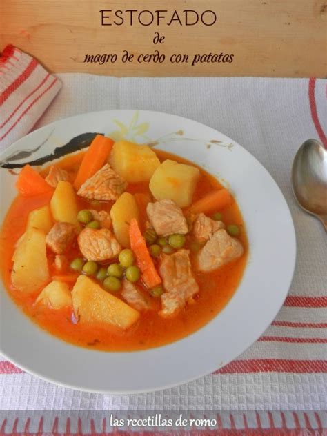 ESTOFADO DE MAGRO DE CERDO Cocina