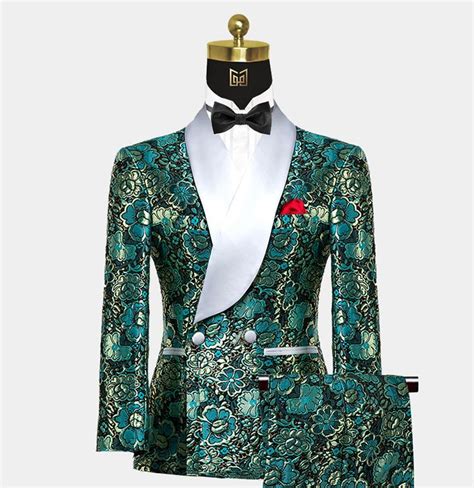 Teal Blue Green Tuxedo Piece Gentleman S Guru Green Tuxedo