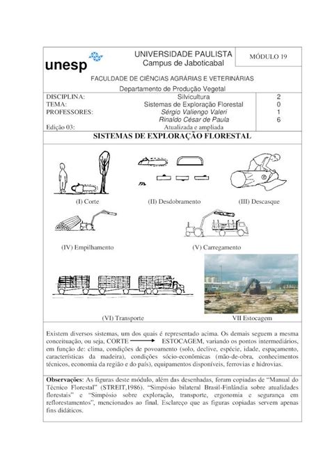 PDF SISTEMAS DE EXPLORAÇÃO FLORESTAL Unesp tratores agrícolas que