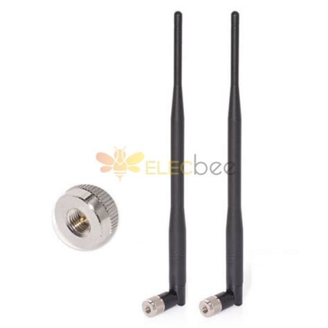 20 piezas 2 4 GHz WiFi WLAN 12dBi antena SMA conector macho para cámara