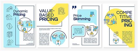 Brochure Template Featuring Blue And Yellow Data Mining Techniques Vector Analytics Flyer