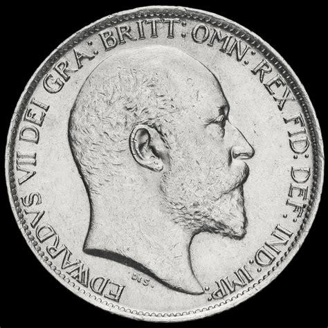 1903 Edward VII Silver Sixpence Scarce EF