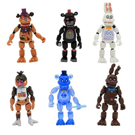 Pc Aleat Rio Enviar Fnaf Freddy Figura Brinquedos Anime Figuras Bonito