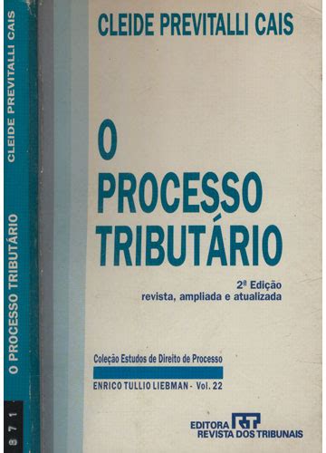 Sebo do Messias Livro O Processo Tributário