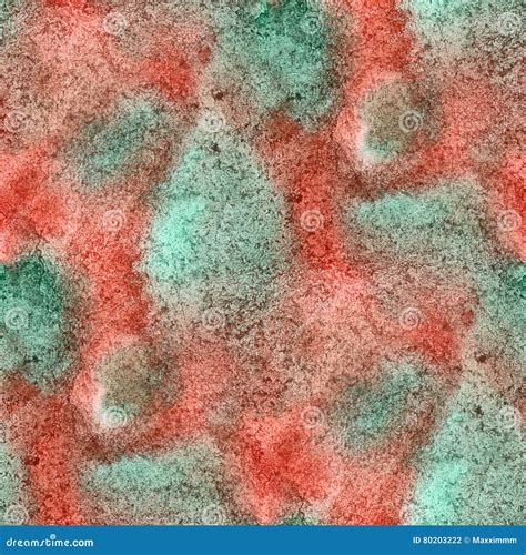 Colorful Abstract Seamless Watercolor For Background Green Red Digital