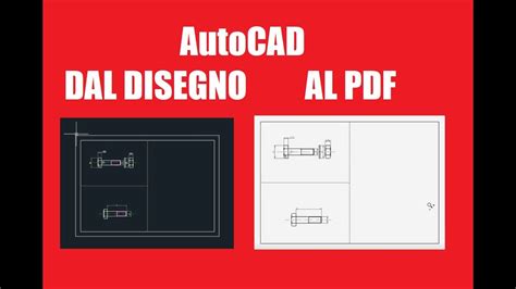 Autocad Come Creare Un File Pdf Youtube