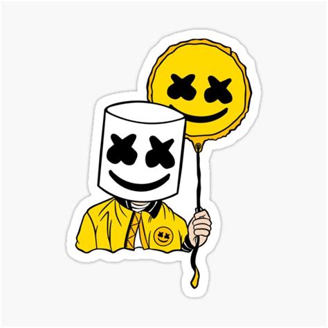 Dj Marshmallow Stickers Redbubble