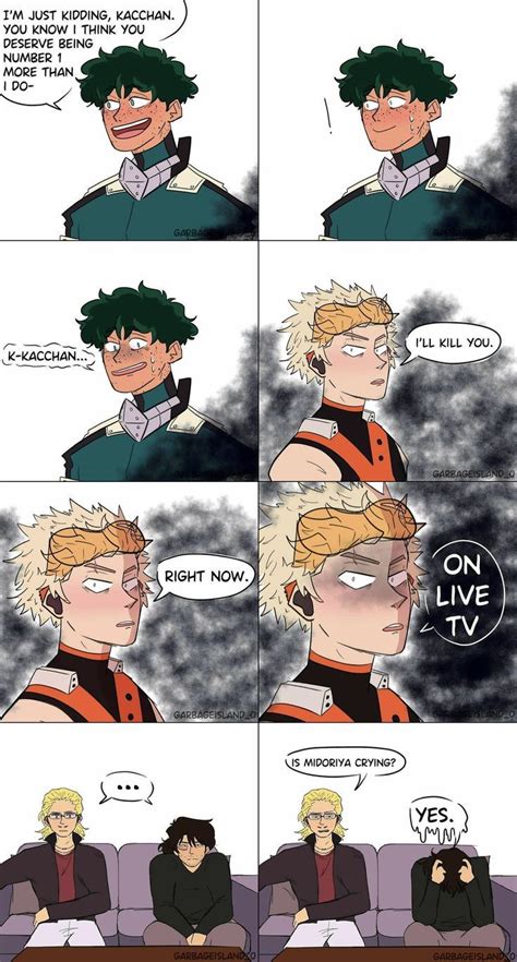 Bakudeku Katsuki Bakugou X Izuku Midoriya Bnhaby Garbageisland My